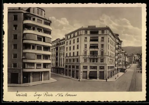 AK Trieste, Largo Piave e Via Corones