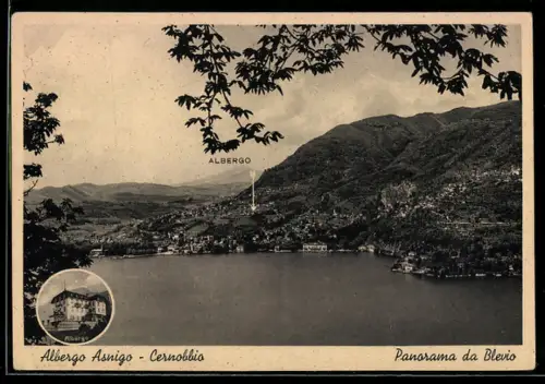 AK Cernobbio, Albergo Asnigo, Panorama da Blevio