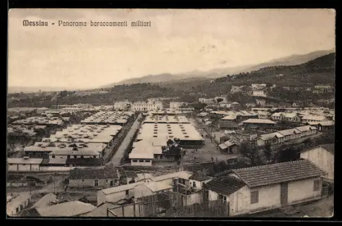AK Messina, Panorama baraccamenti militari