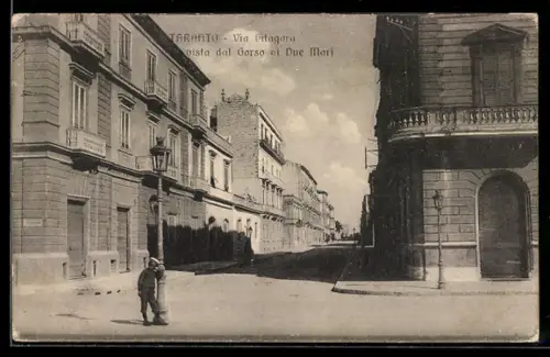 AK Taranto, Via Pitagora vista dal Gorso ai Due Mari