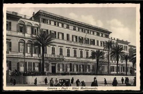 AK Genova, Pegli, Hôtel Mediterranée