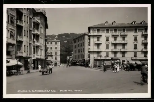 AK S. Margherita Lig., Piazza Vittorio Veneto