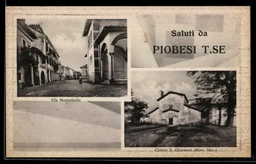 AK Piobesi Torinese, Chiesa S. Giovanni, Via Montebello