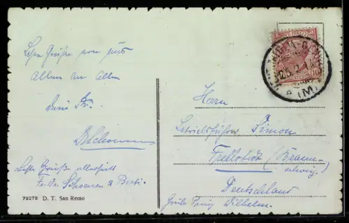 AK San Remo, Via Ruffini