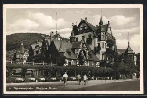 AK Assmannshausen, Gasthaus Krone