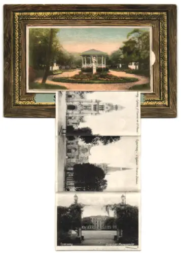 Leporello-AK Épernay, La Gare, Église St. Pierre et St. Paul, Quartier Marguerite