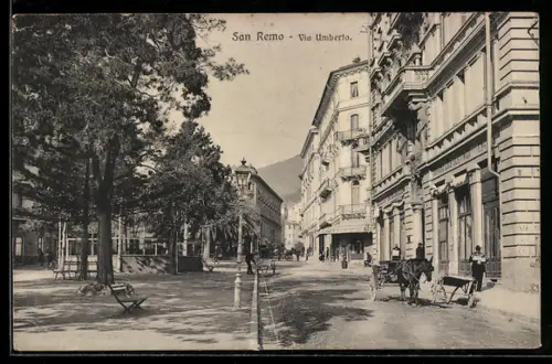 AK San Remo, Via Umberto