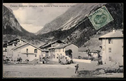 AK Cesana Torinese, Entrata al Paese venendo da Oulx