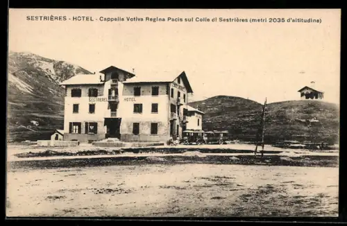 AK Sestrières, Hotel, Cappella Votiva Regina sul Colle di Sestriéres