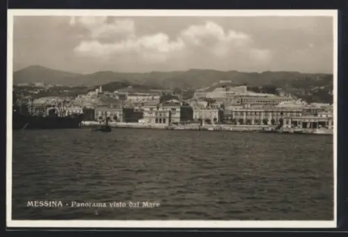 AK Messina, Panorama visto dal Mare