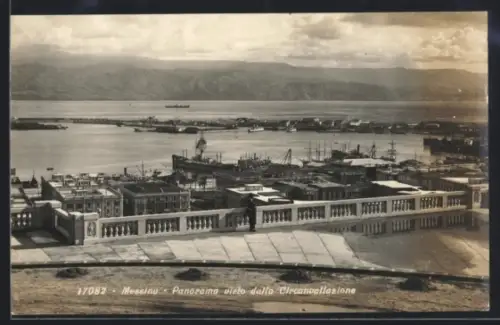 AK Messina, Panorama visto dalla Circonvallazione