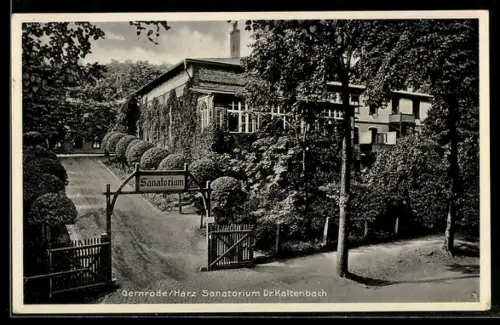 AK Gernrode, Kurhotel Sanatorium Dr. Kaltenbach