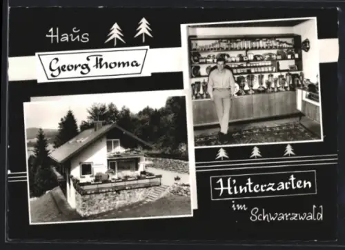 AK Hinterzarten im Schwarzwald, Haus Georg Thoma