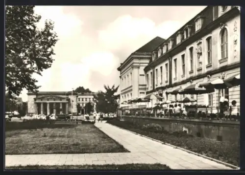 AK Berlin, Operncafé, Mahnmal der Opfer des Faschismus und Militarismus