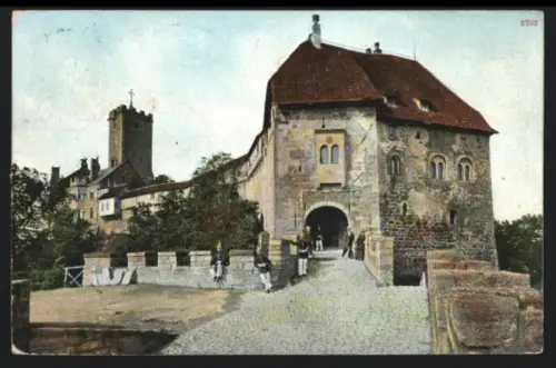AK Eisenach, Eingang zur Wartburg