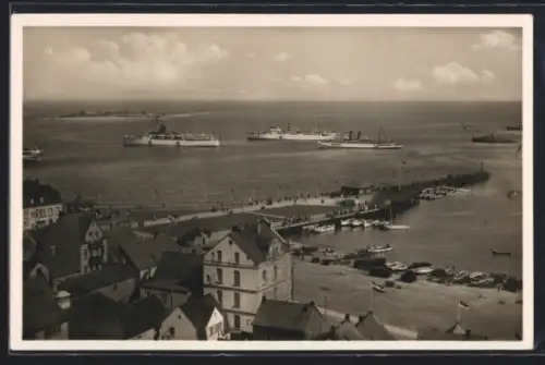 AK Helgoland, Die neue Seebrücke