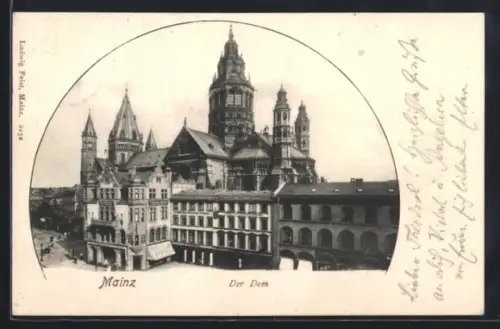 AK Mainz, Blick zum Dom