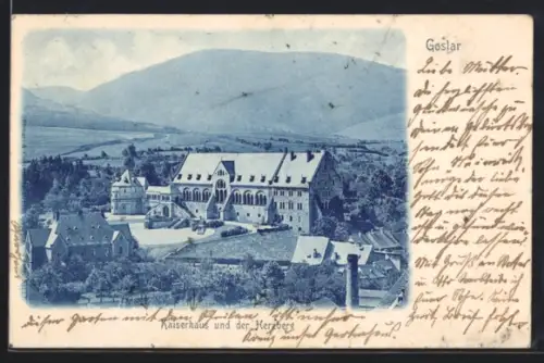 AK Goslar, Kaiserhaus und der Herzberg