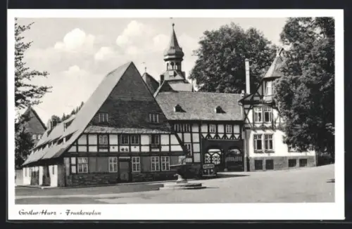 AK Goslar /Harz, Frankenplan, Fachwerkhaus