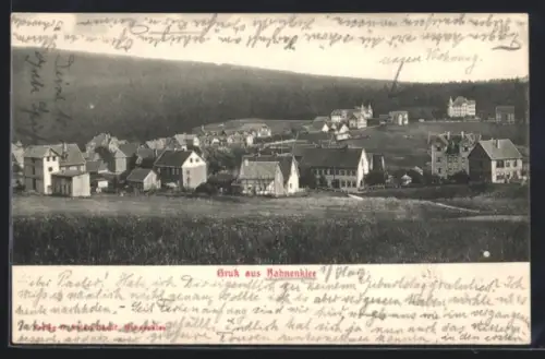 AK Hahnenklee, Ortsansicht mit Wohnhäusern