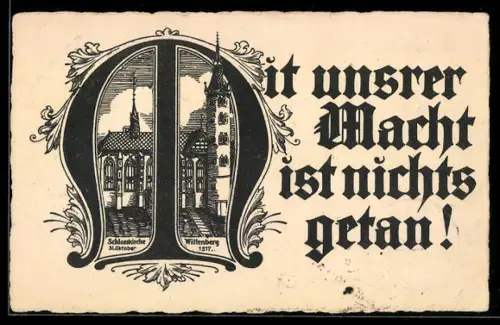 AK Wittenberg, Schlosskirche 1517