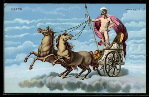 AK Mars im Streitwagen