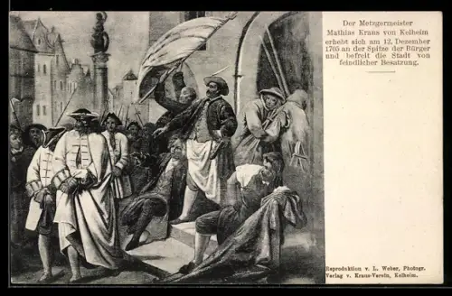 AK Kelheim, Anführer der Bürgerbewegung Mathias Kraus am 12.12.1705