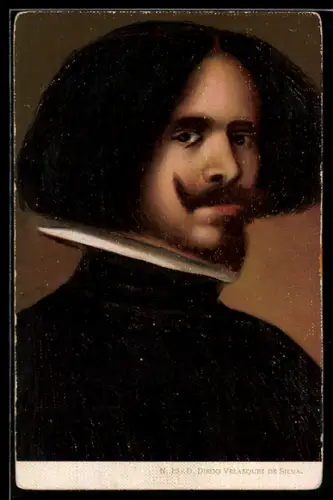 AK Portrait von Maler Diego Vélasquez da Silva