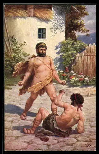 AK Quo Vadis, Ursus besiegt den Riesen