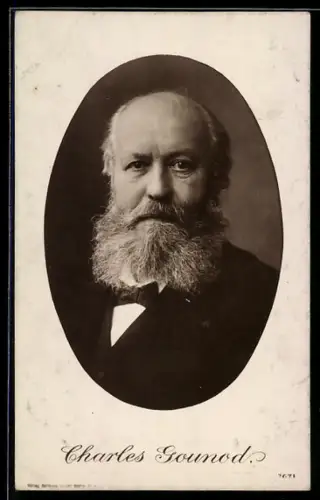 AK Charles Gounod, Portrait des Komponisten