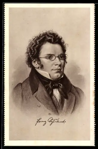 AK Portrait Franz Schubert