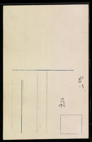 AK Komponist Bach mit ernstem Blick