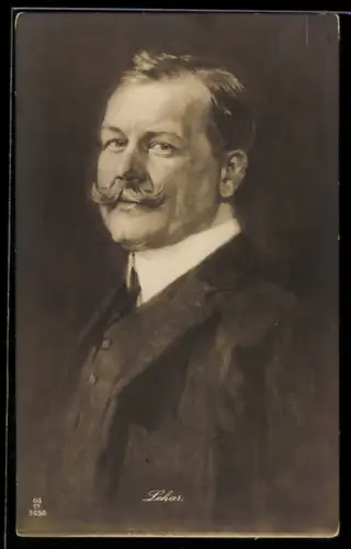 AK Portrait von Komponist Franz Lehàr mit Schnurrbart