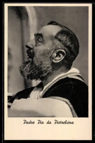 AK Portrait Padre Pio da Petrelcina