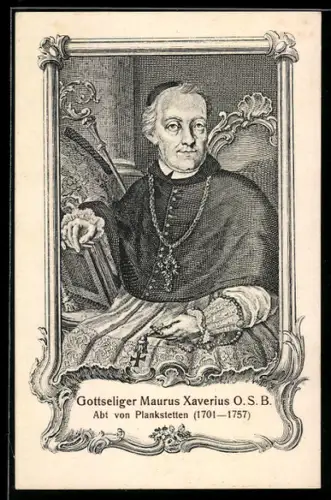 AK Maurus Xaverius, O.S.B., Abt von Plankstetten