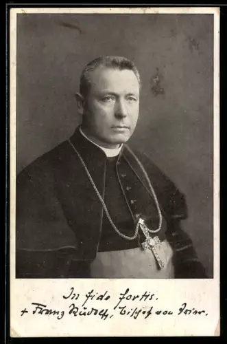 AK Portrait Franz Rudolf, Bischof von Trier