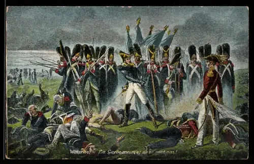 AK Waterloo, La Garde meurt et ne se rend pas