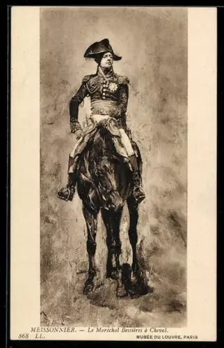 AK Le Maréchal Bessières à Cheval