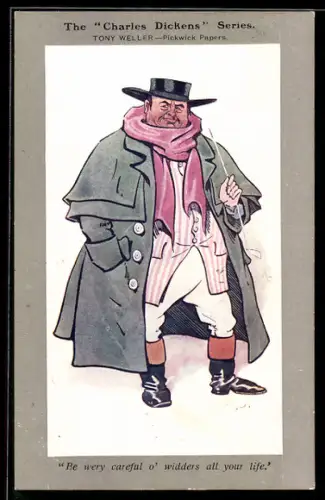 AK Tony Weller aus Pickwick Papers, Charles Dickens