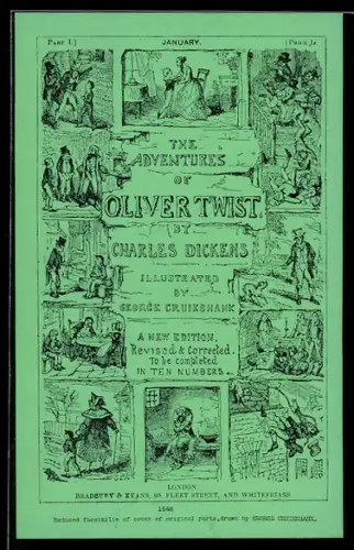 AK Schriftsteller Charles Dickens, Szenen aus The Adventures of Oliver Twist