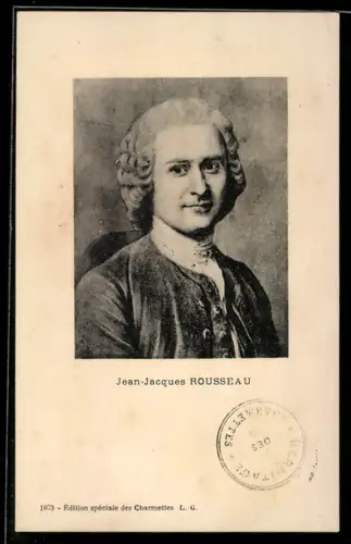 AK Jean-Jacques Rousseau im Porträt