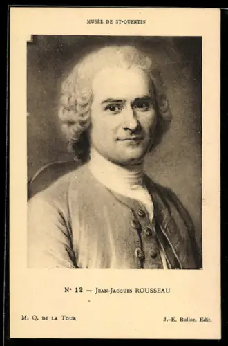 AK Porträt von Jean Jacques Rousseau