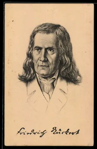 AK Friedrich Rückert im Porträt