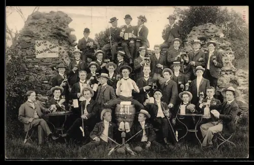 AK Dillenburg, Abschiedskommers 1907