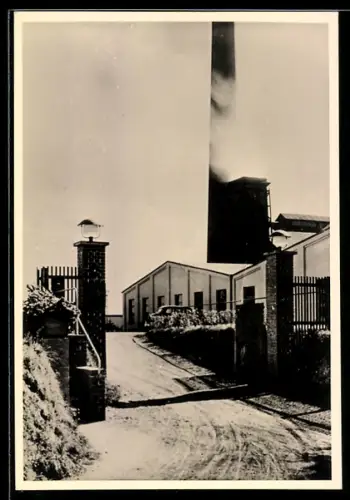 AK Zwickau, Kammgarnspinerei Rudolf Schön