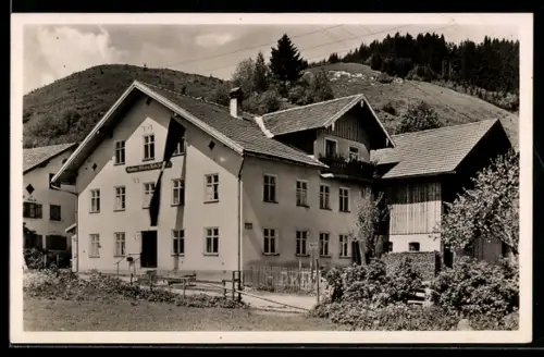 AK Pfronten-Halden i. Allg., Ansicht vom Gasthaus Edelsberg gegen die Anhöhen