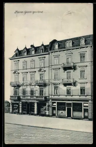 AK Frankfurt a. M., Bahnhofhotel Kölnerhof