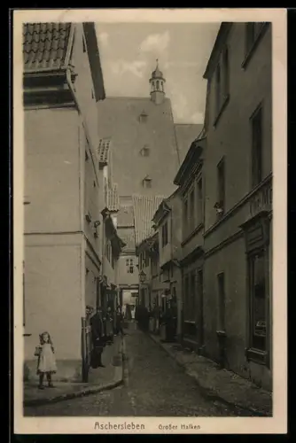 AK Aschersleben, Strasse Grosser Halken