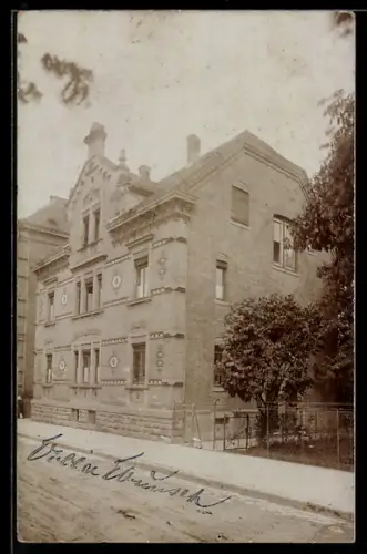 Foto-AK Böhringen /Urach, Villa Wünsch von der Strasse gesehen