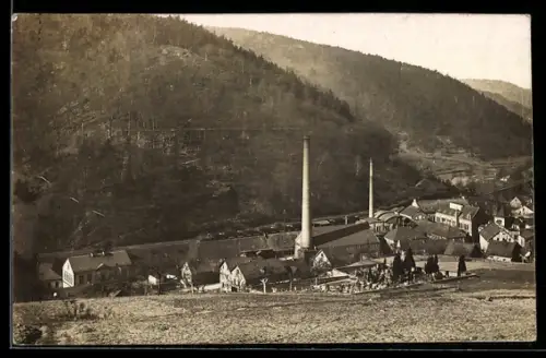 Foto-AK Marktredwitz i. Bayern, Chemische Fabrik Adam Käufer 1919